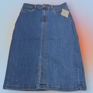 FALLS CREEK Women’s 10 Blue Jean Midi Skirt